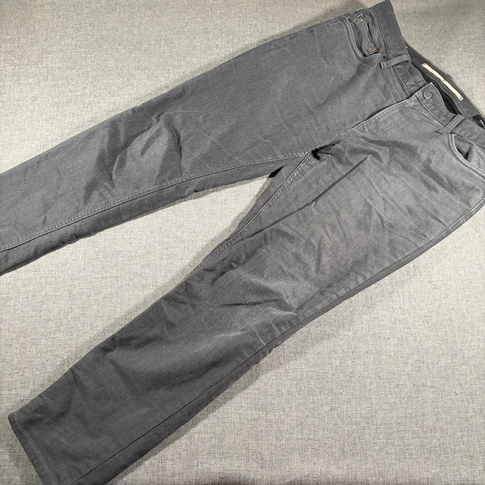 Banana Republic Travel Jean Mens 33x30 Grey‎ Slim Fit Stretch Denim Pants